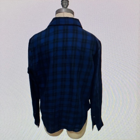 Madewell Wrap Front Shirt in Arion Plaid Size S - Picture 6 of 8